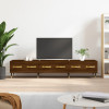 Dulap TV, stejar maro, 150x36x30 cm, lemn prelucrat, vidaXL