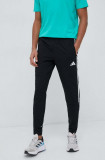 Adidas Performance pantaloni de antrenament Tiro 23 League culoarea negru, cu imprimeu