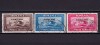 ✅RO 1930 LP 84 &quot; C. Raiu - supratipar - filigran vertical &quot;, serie stampilata - stampile ovale PAR AVION , tiraj 1300 serii, Stampilat
