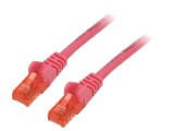 Patch Cord Goobay Cat 6 U/UTP RJ45 CCA 95273, cablu litat, ambele părți