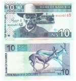 Namibia 10 Dolari 2001 P-4c UNC