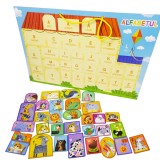 Tablita magnetica cu alfabetul in limba romana pentru copii 3+