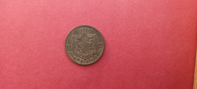 Moneda 5 bani 1884 foto