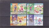 JOCURILE COPILARIEI,SERIE COMPLETA, MNH,2019,Lp.2148, ** ROMANIA.