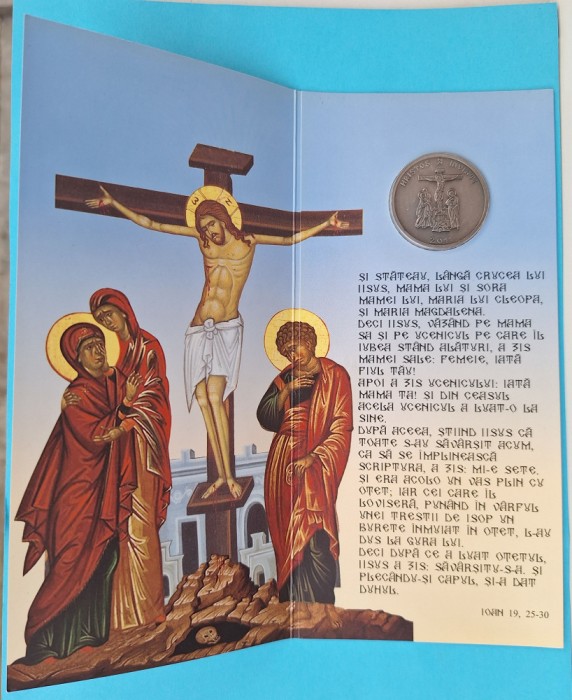 Paste - Hristos a Inviat - Happy Easter 2011 - Medalie superba proof argintata
