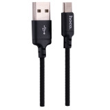 HOCO - Cablu de date (X14 Times Speed) - USB-A la USB Type-C, 10W, 2A, 1.0m - Negru