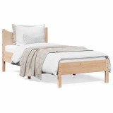 Cadru de pat, 75x190 cm, lemn masiv de pin GartenMobel Dekor, vidaXL