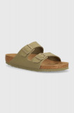 Birkenstock papuci Arizona barbati, culoarea verde, 1023958