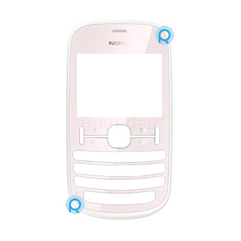 Carcasa frontala Nokia 200 Asha roz deschis foto