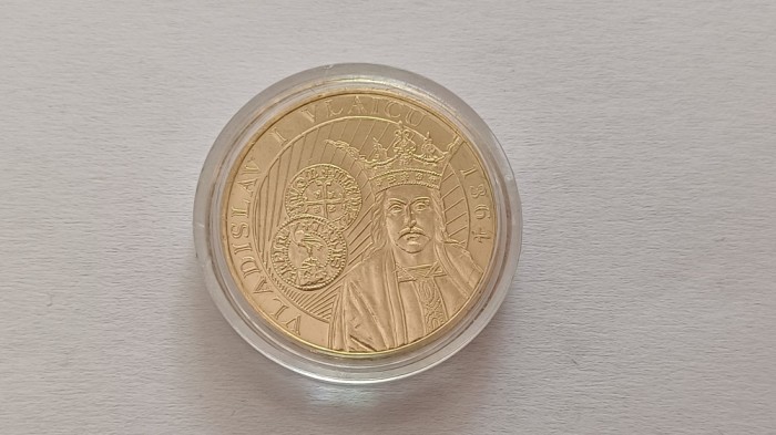 Romania -50 bani 2014 -Vladislav Vlaicu+capsula