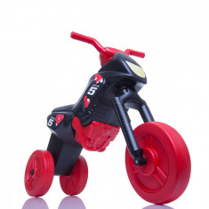Tricicleta fara pedale Enduro - negru-rosu foto