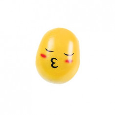 Mingiuta Ovala cu Emoji - No3, Galben, 5.2 cm foto