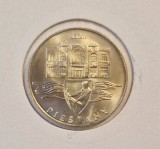 233, Czechoslovakia, Cehoslovacia, 50 Korun 1991, KM#155, argint, excelenta