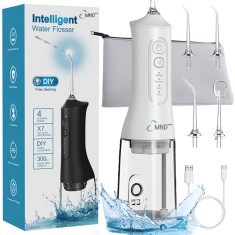 Irigator Bucal Electric Inteligent MNDtech&reg;:Dus Oral Premium, Pulsatii Intense,4 Moduri, Rezistent A