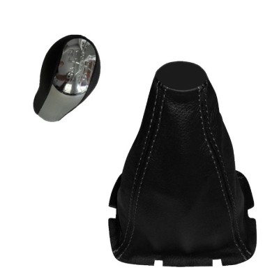Set nuca cu manson schimbator viteze MARTI-NIK 15 compatibil cu TOYOTA Avensis T250 2003-2009, 6 viteze, piele foto