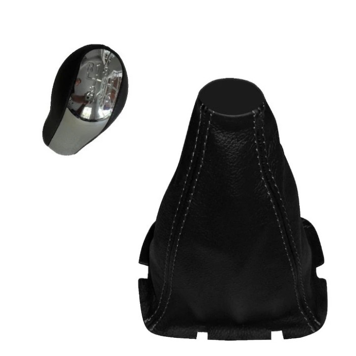 Set nuca cu manson schimbator viteze MARTI-NIK 15 compatibil cu TOYOTA Avensis T250 2003-2009, 6 viteze, piele