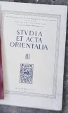 Studia et Acta Orientalia Nr. III, 1960