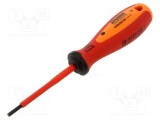 Şurubelniţă izolată imbus 3mm UNIOR 175mm m&acirc;ner ergonomic