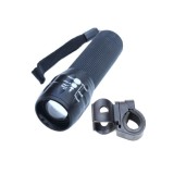 Lanterna LED, cu zoom, pentru bicicleta, Oem
