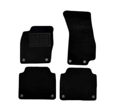 Covorase mocheta Audi A8 (D5/4n) 2018-prezent, Negre, set de 4 Buc. foto