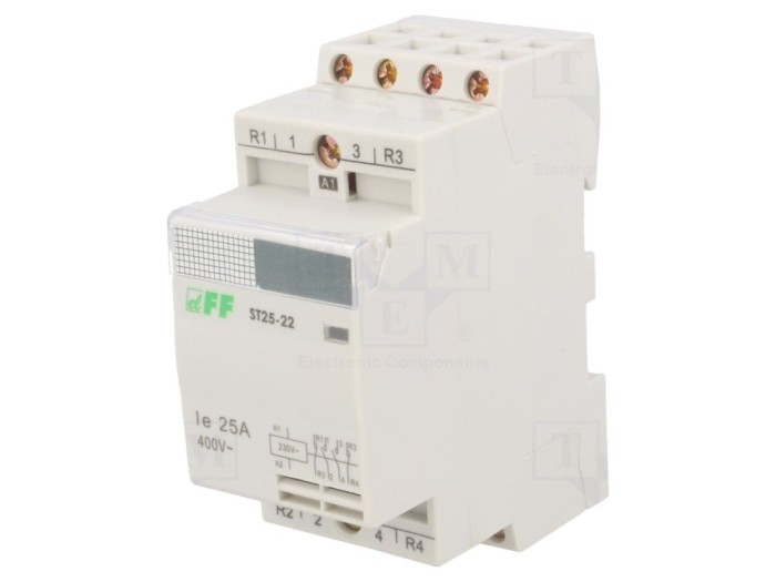 Contactor 4-poli 25A 230VAC