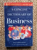 A CONCISE DICTIONARY OF BUSINESS