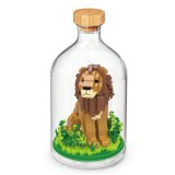 Set de Construit in Sticla, Flippy, 728 Piese, din Plastic, +14 Ani, 10 x 19.6 cm, Model Leu, Multicolor