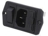 Conector Alimentare AC Tată 10A 250V IEC 60320