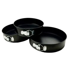 Set 3 forme pentru prajituri si tort, rotunde cu margine detasabile