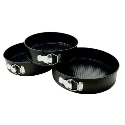 Set 3 forme pentru prajituri si tort, rotunde cu margine detasabile foto