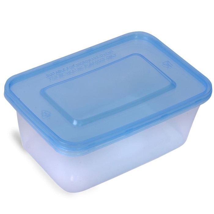 Recipiente Alimente Plastic 1L Transparente Set, CMCLASS