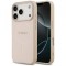 Husa MagSafe pentru Apple iPhone 17 Pro, Guess, Saffiano Classic Logo, Roz