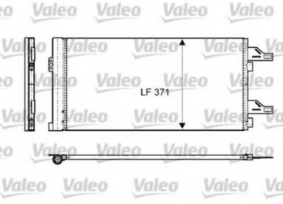 Condensator / Radiator aer conditionat PEUGEOT BOXER caroserie (2006 - 2016) VALEO 814085 foto