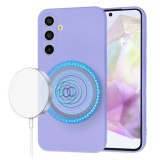 Husa pentru Samsung Galaxy A35 5G - Techsuit SoftFlex MagSafe - Light Purple