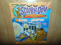 REVISTA SCOOBY-DOO!-DEZLEAGA MISTERELE LUMII NR:10 DEAGOSTINI ANUL 2006 foto