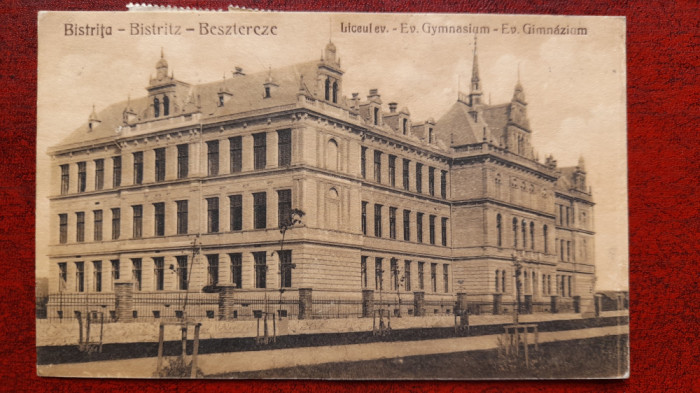 Bistrita-1929-Liceul evreesc-C.P.circ.