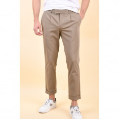 Pantaloni Selected Slim Tapered-Frankie Sand foto