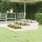 vidaXL Jardinieră, alb, 107x107x27 cm, lemn masiv de pin 823914