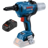 Bosch GRG 18V-16 C + GAL 1880 CV - Masina pentru nituri fara acumulatori Li-Ion 18 V - Ah 16000 N + Incarcator acumulatori