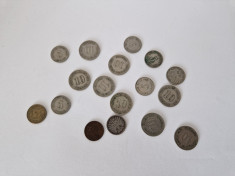 Lot de 16 Monede Germania-5 Deutsches Reich Mark Perioada 1876-1906 foto