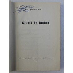 STUDII DE LOGICA de ATH. JOJA, 1960