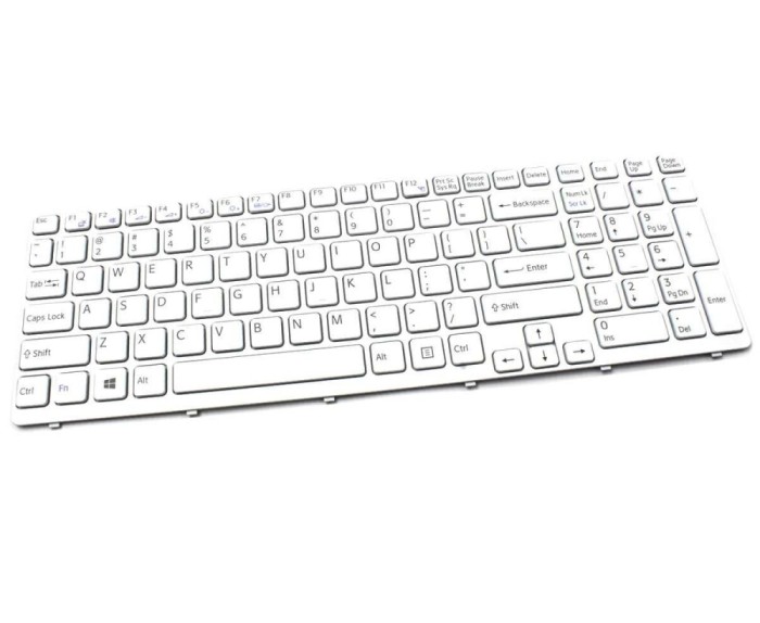 Tastatura Sony Alba Vaio SVE1512C4E, Vaio SVE1512C5E, Vaio SVE1512D4E, Vaio SVE1512K1EB, Vaio SVE1512K1ESI,