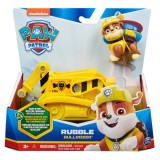 Masinuta cu figurina Paw Patrol, Excavatorul lui Rubble, 20144472