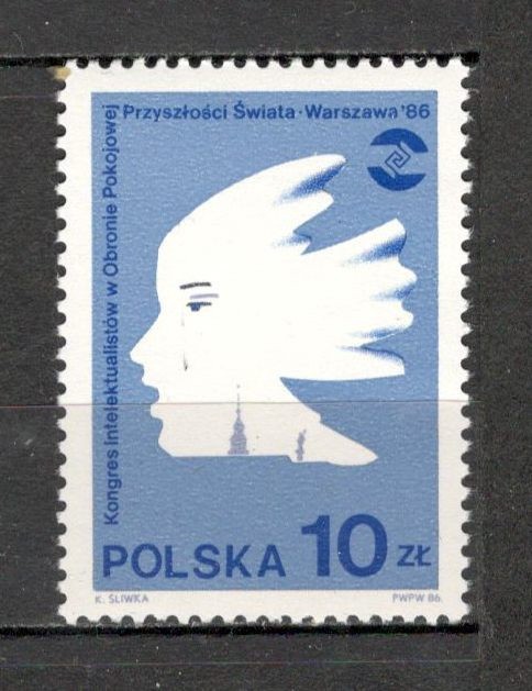 Polonia.1986 Congres ptr. mentinerea pacii Moscova MP.187