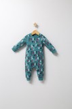 Cumpara ieftin Salopeta pentru bebelusi de iarna Forest, Tongs baby, baietei (Culoare: Albastru, Marime: 0-3 Luni)