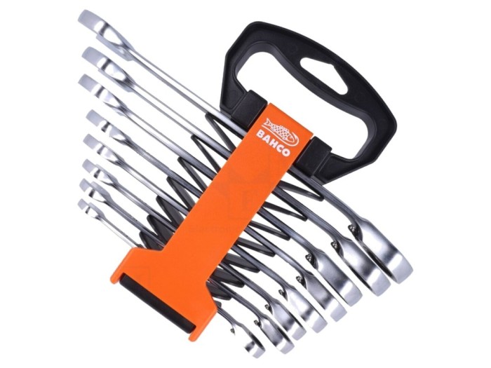 Set chei combinată cu piedică, 8 bucăți