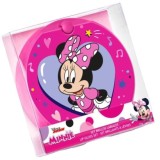 Set Luciu Buze Copii Disney Minnie Mouse cu Oglinda si Pensula, Testat Dermatologic, Cadou Fete
