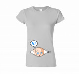 Tricou personalizat gravidă-&quot;baby loading&quot;2