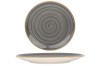 Set 6 Farfurii Bonna Aura Space, Porțelan, Gri, 30cm, Rezistente, Profesionale Horeca