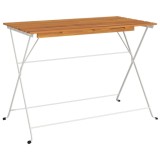 Cumpara ieftin Masa bistro pliabila 100x54x71 cm, lemn masiv de acacia &amp; otel